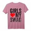 Lustiges Love My Swag Hip-Hop T-Shirt für Mädchen – Perfektes Geburtstags- & Weihnachtsgeschenk für Teenager & Freunde