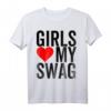 Lustiges Love My Swag Hip-Hop T-Shirt für Mädchen – Perfektes Geburtstags- & Weihnachtsgeschenk für Teenager & Freunde