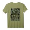 Superhelden - Helden ohne Umhang Krankenschwestern T-Shirt - Lustiges Geschenk für Pflegepersonal, Ärzte & Kollegen zum Geburtstag, Weihnachten & Muttertag