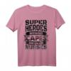 Superhelden - Helden ohne Umhang Krankenschwestern T-Shirt - Lustiges Geschenk für Pflegepersonal, Ärzte & Kollegen zum Geburtstag, Weihnachten & Muttertag