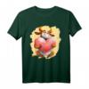 Niedliches Kuh T-Shirt mit umarmendem Herz – Perfekt für Valentinstag, Geburtstag & Tierliebhaber