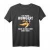 Hunger Man Schäle Mir Eine Kuh T-Shirt - Humorvolles Fleischfresser Anti-Vegan Geschenk für Grillmeister, Metzger & Fleischliebhaber