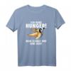 Hunger Man Schäle Mir Eine Kuh T-Shirt - Humorvolles Fleischfresser Anti-Vegan Geschenk für Grillmeister, Metzger & Fleischliebhaber
