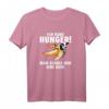 Hunger Man Schäle Mir Eine Kuh T-Shirt - Humorvolles Fleischfresser Anti-Vegan Geschenk für Grillmeister, Metzger & Fleischliebhaber