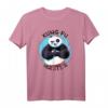 HapDeer Kung Fu Master Paint Smear Portrait T-Shirt – Offiziell lizenziertes Geschenk für Kampfsport-Fans