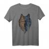Wolfs Tiermotiv T-Shirt – Kunstvolles Wolfdesign als Geschenk für Geburtstag & Weihnachten