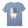 Just A Girl Who Loves Alpacas - Lustiges Lama T-Shirt für Mädchen zum Valentinstag, Geburtstag & Einschulung