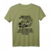 Militärischer Humor – Landrover-Fans T-Shirt mit Original Artwork und Sprüchen, Klassisch geschnitten