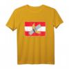 Bananenrepublik Österreich Fahne T-Shirt – Satirisches Design gegen Korruption, Vetternwirtschaft & Bestechlichkeit als Geschenkidee