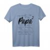 Werdender Vater zweifacher Papa hoch 2 T-Shirt - Mathe & Physik Motiv für Zwillingseltern, Lehrer & Wissenschaftler als Geschenk zur Babyparty