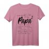 Werdender Vater zweifacher Papa hoch 2 T-Shirt - Mathe & Physik Motiv für Zwillingseltern, Lehrer & Wissenschaftler als Geschenk zur Babyparty