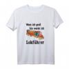 Kinder Wenn ich groß bin werde ich Lokführer - Dampflok T-Shirt für Zugliebende Kinder als Geschenkidee