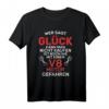 Glück Kann Man Kaufen V8 Motor Werkstatt Tuning T-Shirt – Lustiges Automobil-Shirt für Schrauber & Mechaniker