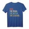 Dad Man Myth Legend T-Shirt - Lustiges Vatertagsgeschenk für Papa, Ehemann, Bruder, Großvater, Geburtstags- und Weihnachtsgeschenk