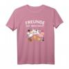 Tiere Freunde isst man nicht - Veganes Geschenk T-Shirt für Tierfreunde und Vegetarier / Veganer gegen Tierquälerei