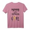 Mommy Of The Birthday Girl Eiscreme Love T-Shirt - Perfekt für Geburtstagsfeiern, Partys & Feiertage für Männer, Frauen und Kinder