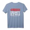 Warnung: Grumpy Old Man May Be Angry And Flatulent T-Shirt – Lustiges Geschenk für Papas, Großeltern, Rentner & Senioren mit Humor