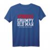 Warnung: Grumpy Old Man May Be Angry And Flatulent T-Shirt – Lustiges Geschenk für Papas, Großeltern, Rentner & Senioren mit Humor