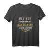 Im Ruhestand unter neuer Management siehe Enkelkinder T-Shirt – Humorvolles Geschenk für Rentner und Großeltern