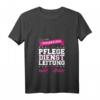 Damen Pflegedienstleitung T-Shirt mit V-Ausschnitt - Humorvolles Geschenk für PDL zum Geburtstag, Weihnachten & Jubiläum