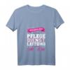 Damen Pflegedienstleitung T-Shirt mit V-Ausschnitt - Humorvolles Geschenk für PDL zum Geburtstag, Weihnachten & Jubiläum