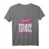 Damen Pflegedienstleitung T-Shirt mit V-Ausschnitt - Humorvolles Geschenk für PDL zum Geburtstag, Weihnachten & Jubiläum