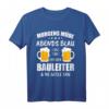 Lustiges Bauleiter T-Shirt - Geschenkidee für Bauaufsicht, Bauarbeiter & Kollegen auf der Baustelle