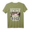 Ich gucke nicht nur Anime manchmal zocke ich auch - Manga Fans T-Shirt, cooles Geschenk für Anime- und Manga-Liebhaber