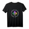 Laissez Les Bon Temps Rouler Fleur de Lis Mardi Gras T-Shirt & Tank Top – Lustiges Partykleid für Paraden & Fettdienstag in New Orleans Style