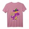 Mardi Grawr T-Rex Dinosaurier Kinder T-Shirt - Lustiges Kostüm für Mardi Gras, Karnevals-Party & Familienfeier