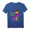 Mardi Grawr T-Rex Dinosaurier Kinder T-Shirt - Lustiges Kostüm für Mardi Gras, Karnevals-Party & Familienfeier