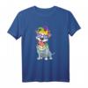 Mardi Gras Pibull Funny Dog T-Shirt – Lustiges Hundeshirt für Hundeliebhaber, Dog Mom & Dad, perfekte Geschenkidee für Mardi Gras Feierlichkeiten