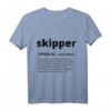 Skipper Substantiv Definition des Skippers Kapitän Segler T-Shirt – Perfekte Geschenkidee für Wassersportler & Abenteuerliebhaber