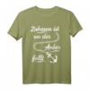 Zuhause ist wo der Anker fällt - Maritimes T-Shirt mit Anker und Spruch für Meer- und Strandliebhaber