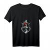 Damen Anker Retro Leuchtturm Nautisch T-Shirt mit V-Ausschnitt – Perfekt als Geschenk für Wasserliebhaber, Segler & Strandfans