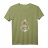 Damen Anker Retro Leuchtturm Nautisch T-Shirt mit V-Ausschnitt – Perfekt als Geschenk für Wasserliebhaber, Segler & Strandfans