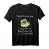 I Don't Snore... I Purr With The Force of 10.000 Kittens T-Shirt - Lustiges Geschenk für Schnarcher & Katzenliebhaber