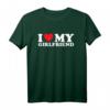 Ich liebe meine Freundin T-Shirt mit rotem Herz – Perfektes Geschenk für Valentinstag, Geburtstag & Jahrestag für Männer & Frauen