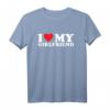 Ich liebe meine Freundin T-Shirt mit rotem Herz – Perfektes Geschenk für Valentinstag, Geburtstag & Jahrestag für Männer & Frauen