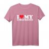 Ich liebe meine Freundin T-Shirt mit rotem Herz – Perfektes Geschenk für Valentinstag, Geburtstag & Jahrestag für Männer & Frauen