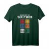 Check Out My Six Pack - Rubik Cube & Math Lover T-Shirt – Witziges Geschenk für Nerds, Lehrer & Puzzle Enthusiasten