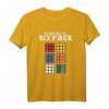 Check Out My Six Pack - Rubik Cube & Math Lover T-Shirt – Witziges Geschenk für Nerds, Lehrer & Puzzle Enthusiasten