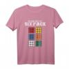 Check Out My Six Pack - Rubik Cube & Math Lover T-Shirt – Witziges Geschenk für Nerds, Lehrer & Puzzle Enthusiasten