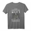 Lustiges Maurer Motiv T-Shirt mit Zunftzeichen und Spruch – Perfektes Geburtstagsgeschenk für Maurermeister