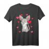 Dabbing Mäuse Valentinstag Love Heart Dance Pose - Kawaii romantisches T-Shirt für ihn oder sie, perfektes Geschenk für Partner zum Valentinstag, Geburtstag oder Jubiläum