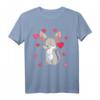 Dabbing Mäuse Valentinstag Love Heart Dance Pose - Kawaii romantisches T-Shirt für ihn oder sie, perfektes Geschenk für Partner zum Valentinstag, Geburtstag oder Jubiläum