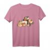 Meerschweinchen Familie Babys Junges T-Shirt – Lustiges Geschenk für Meerschweinchenliebhaber und Tierfreunde