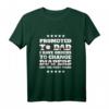 Schwangerschaft Ankündigung Shirt: Befördert zu Papa - Lustiges Militär T-Shirt für werdende Väter und Familienmitglieder