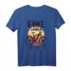 Lächeln statt Hecheln - Motivations T-Shirt für E-Bike und Mountainbike Fahrer, stylisches Statement für Radliebhaber & Trendsetter