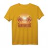 Santa Cruz California Vintage Retro Surfer T-Shirt – 80er Style, Strandmotiv & Sonnenuntergänge, Geschenk für Surfer & Paddler